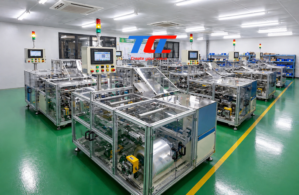 Máy đóng gói sản xuất bởi TCI